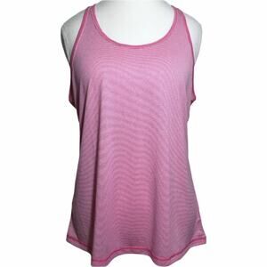 Z by Zella pink white stripe tank